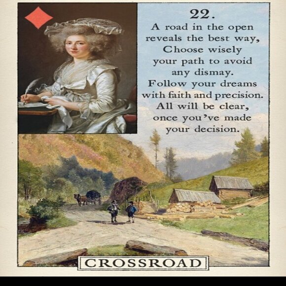 Blue Bird Lenormand, New,  Sealed,  Sat under Texas 100% totality April 8, 2024 - Picture 5 of 9